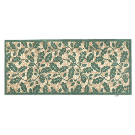 Hug Rug runner Royal Oak with oak leaf and acorn pattern


