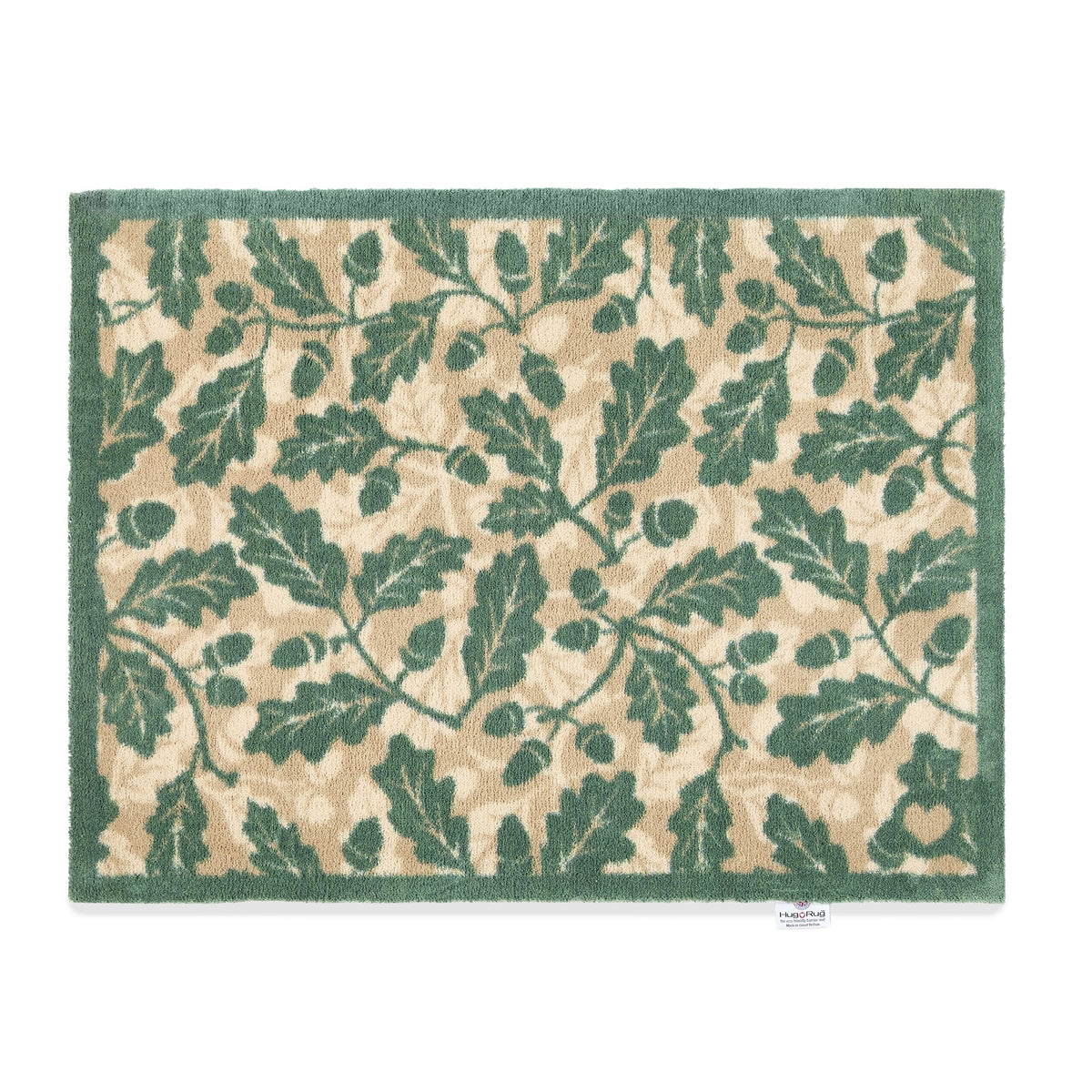 Hug Rug Royal Oak with oak leaf and acorn pattern

