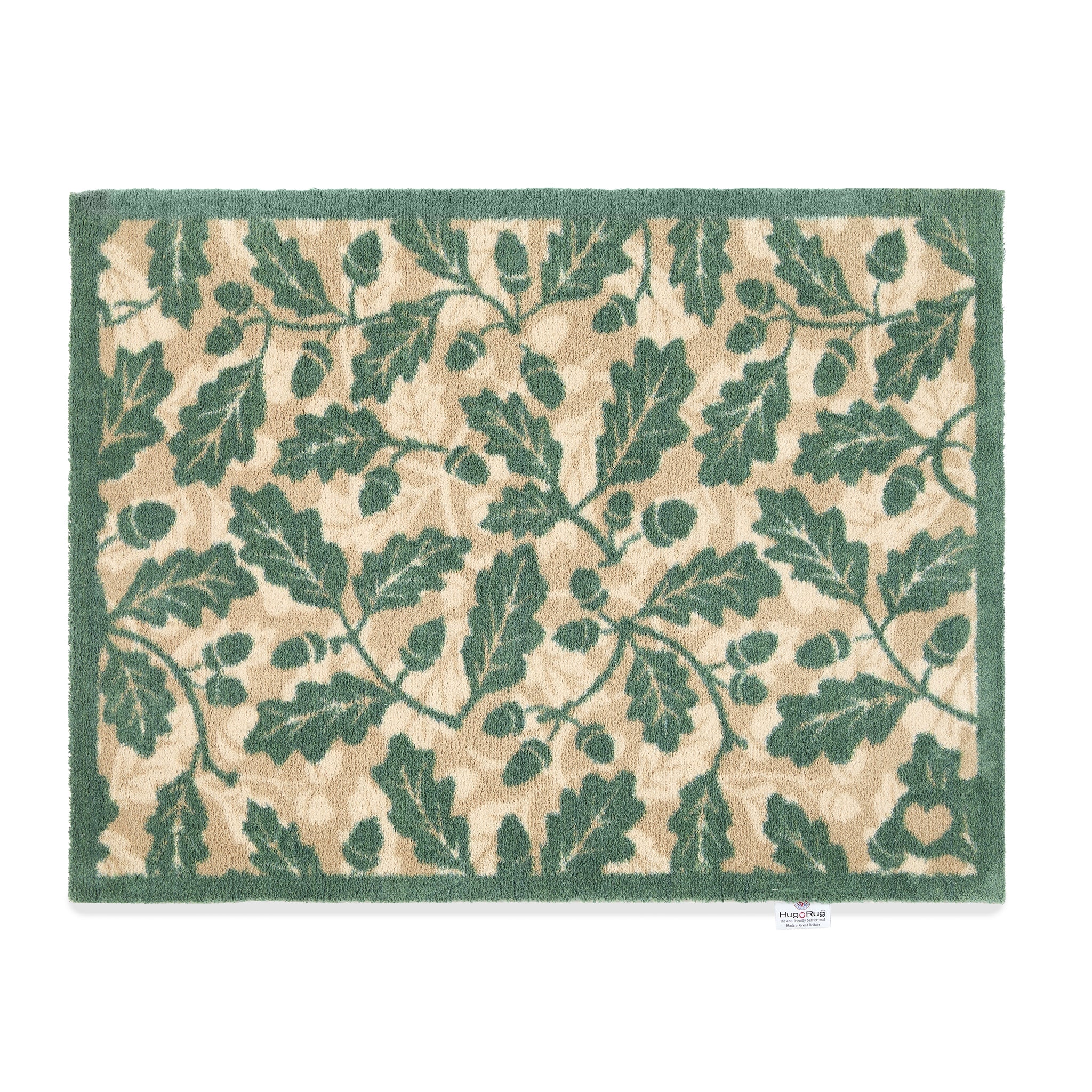 Hug Rug Royal Oak with oak leaf and acorn pattern

