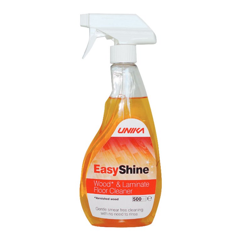 Pren wedi'i farneisio Unika Easy Shine a Chwistrell Glanhawr Llawr Laminedig 500ml