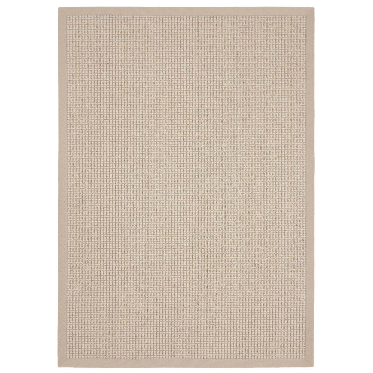 Origins Sisal Bouclé Beige Rug on white background