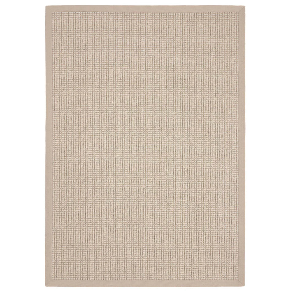 Origins Sisal Bouclé Beige Rug on white background