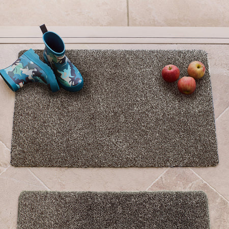 UK-made Hug Rug in contemporary slate grey

