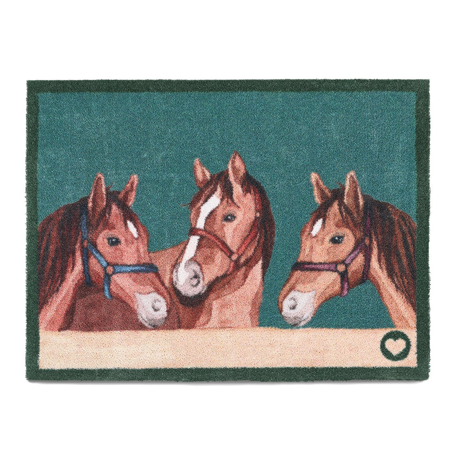 Hug Rug Stable Horses indoor doormat

