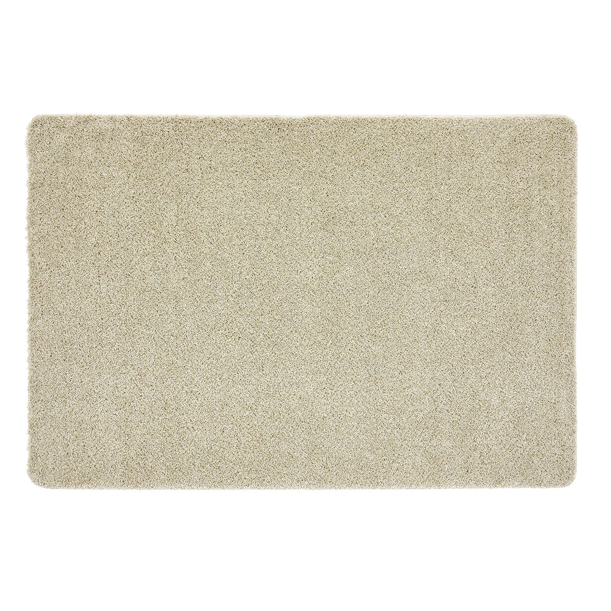 Beige doormat on a white background