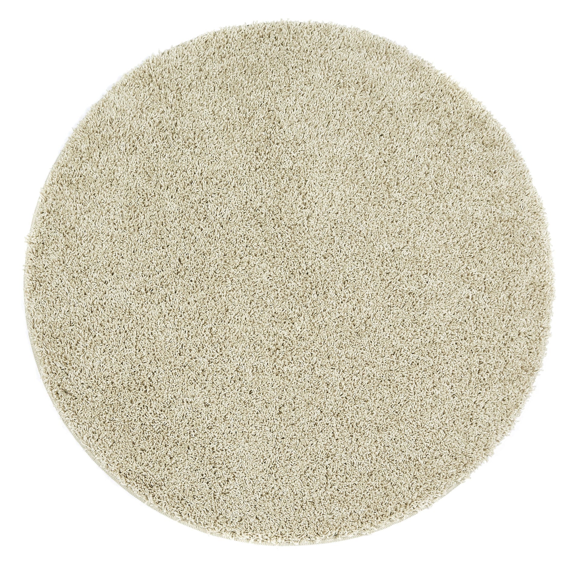 my rug Round beige rug on a white background