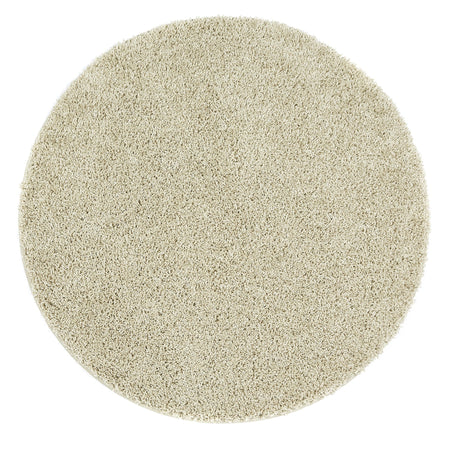 my rug Round beige rug on a white background