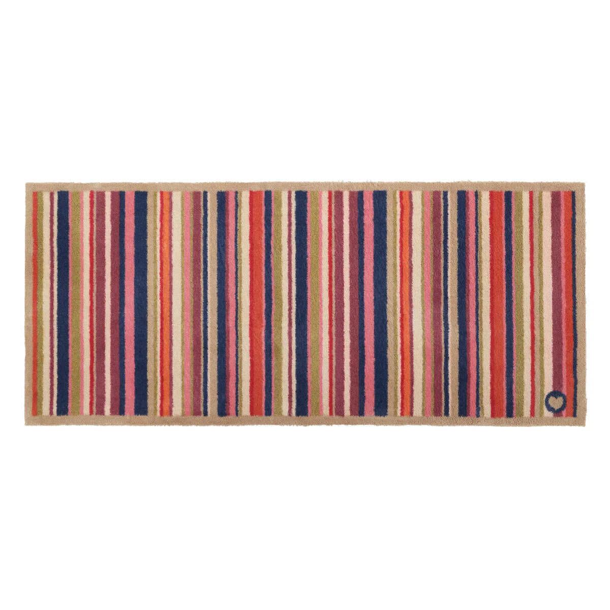 Hug Rug Runner Sunset Stripe eco doormat full view