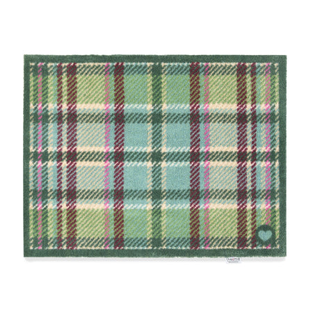 Hug Rug Tartan Green indoor doormat

