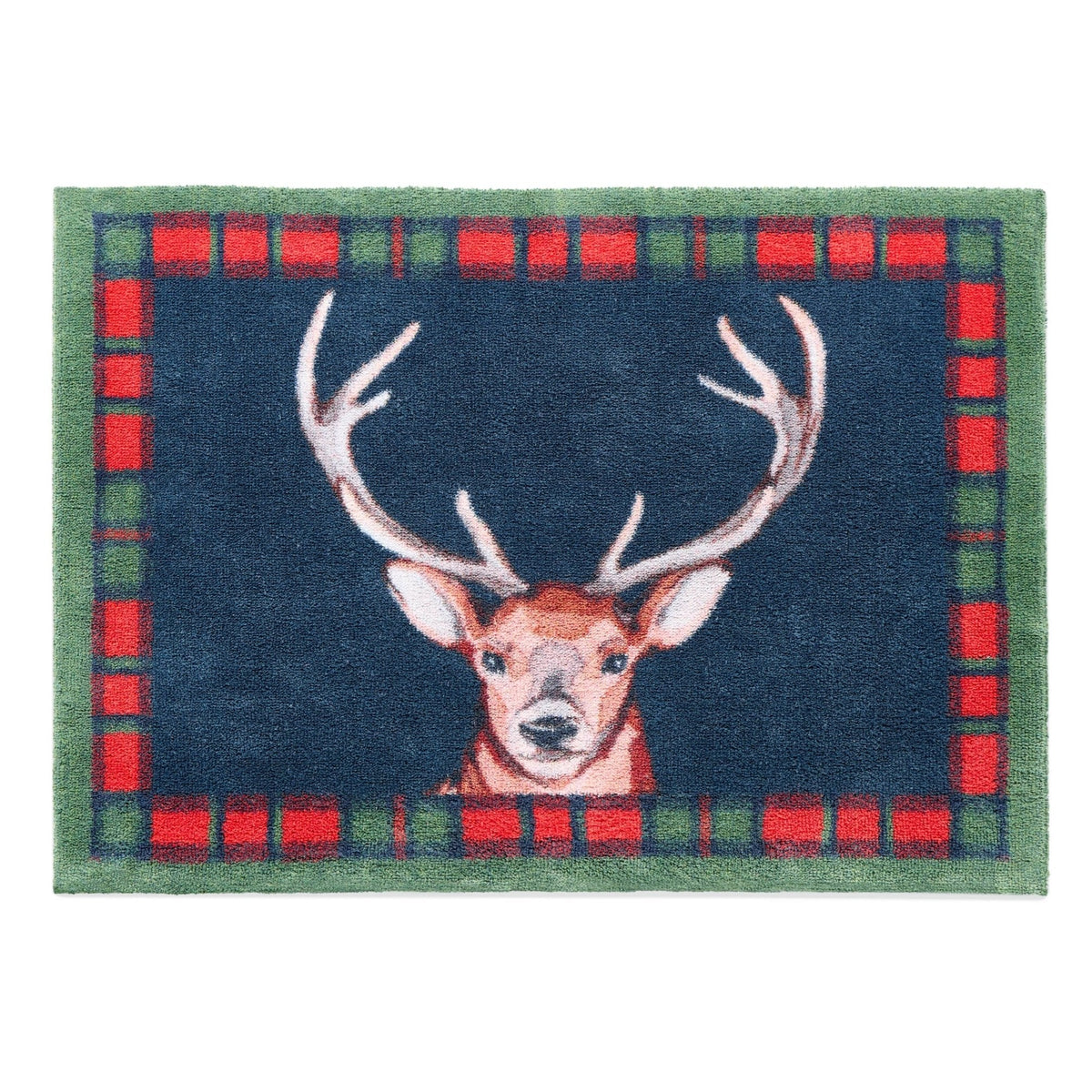 Hug Rug Tartan Stag indoor doormat

