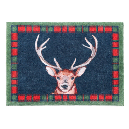 Hug Rug Tartan Stag indoor doormat

