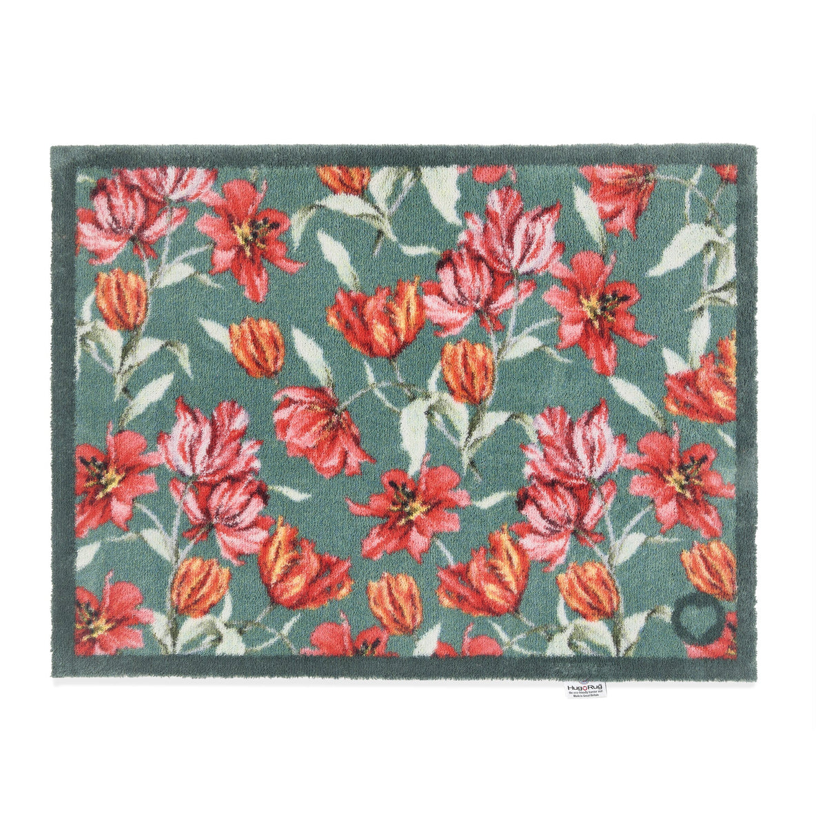 Hug Rug Tumbling Tulips floral indoor doormat

