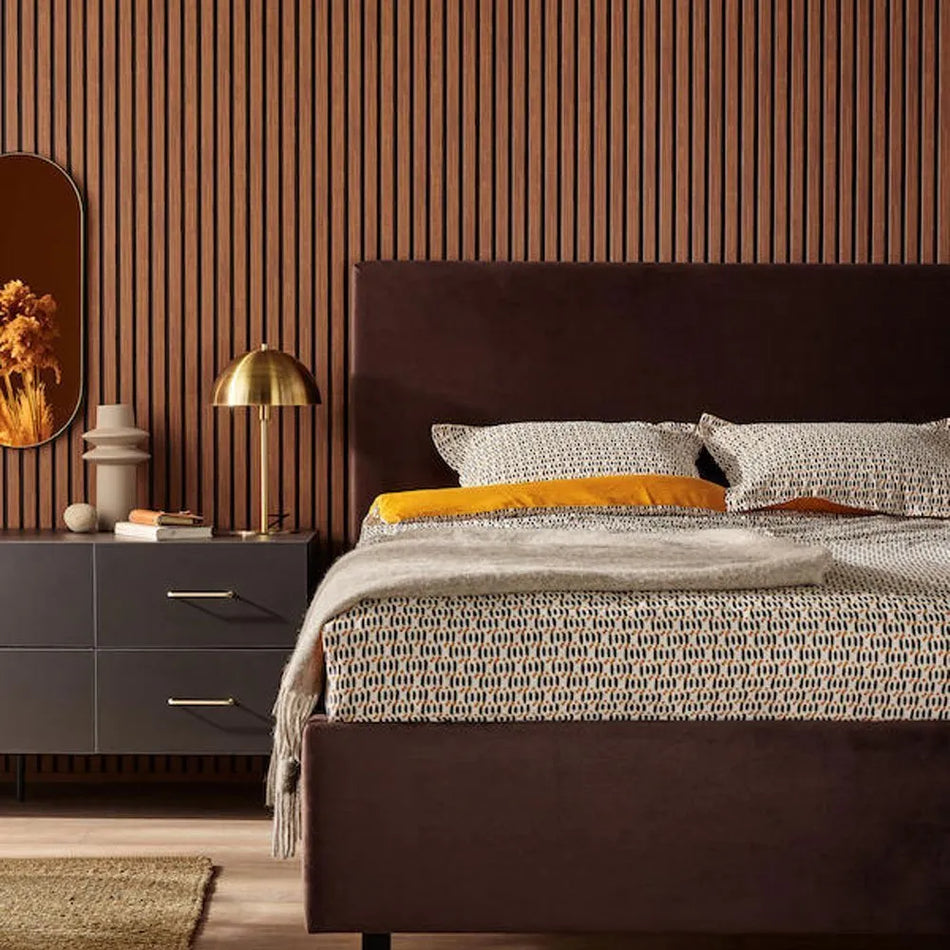 linerio m-line mocca slat wall panel 2.65m

