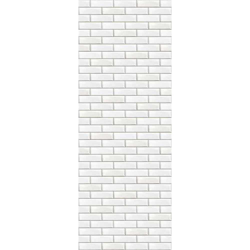 Vox Vilo White Brick Effect Wall Panel – Lightweight PVC Cladding with Whitewashed Brick Texture