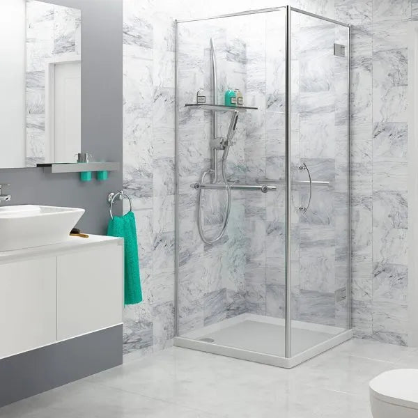 winter marble tile effect pvc wall panels 2650x250mm