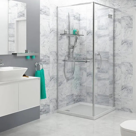 winter marble tile effect pvc wall panels 2650x250mm