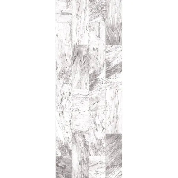 white grey marble-look waterproof bathroom panels