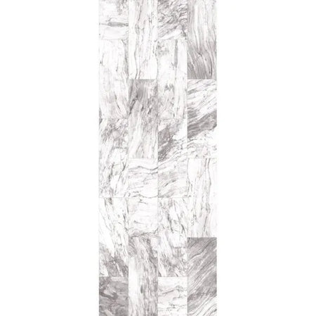 white grey marble-look waterproof bathroom panels