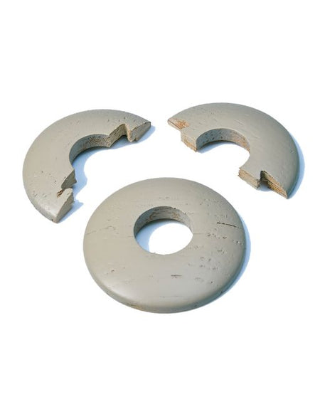 White Washed Oak solid pipe covers collars