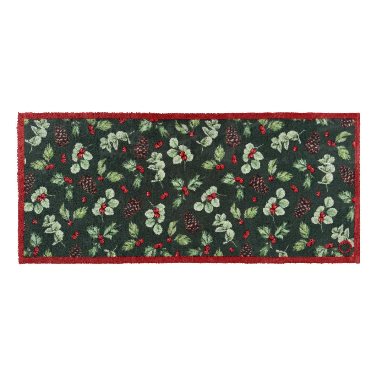 Hug Rug Runner Winter Berries mat full view