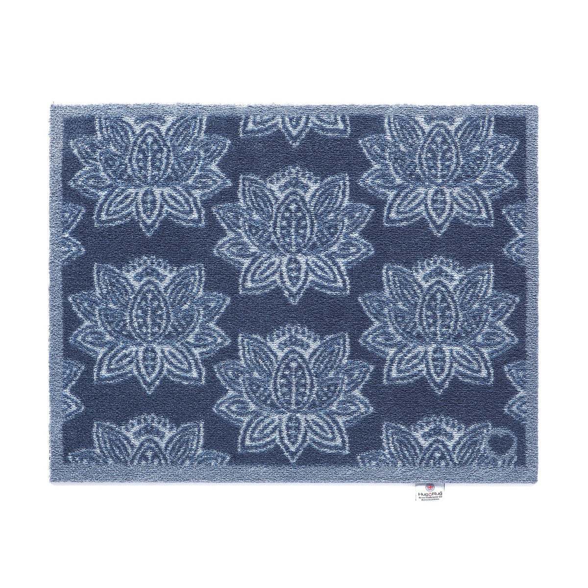 Hug Rug Woodblock 1 indoor doormat with modern pattern

