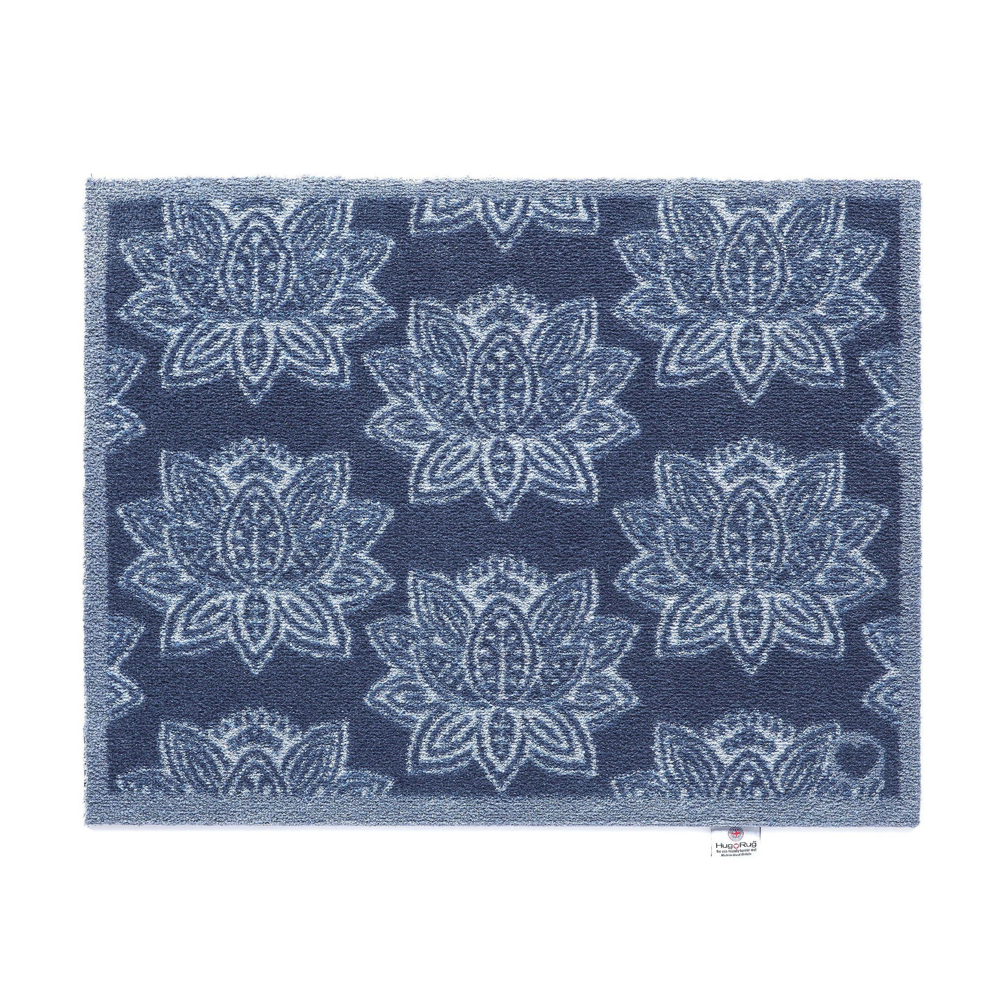 Hug Rug Woodblock 1 indoor doormat with modern pattern

