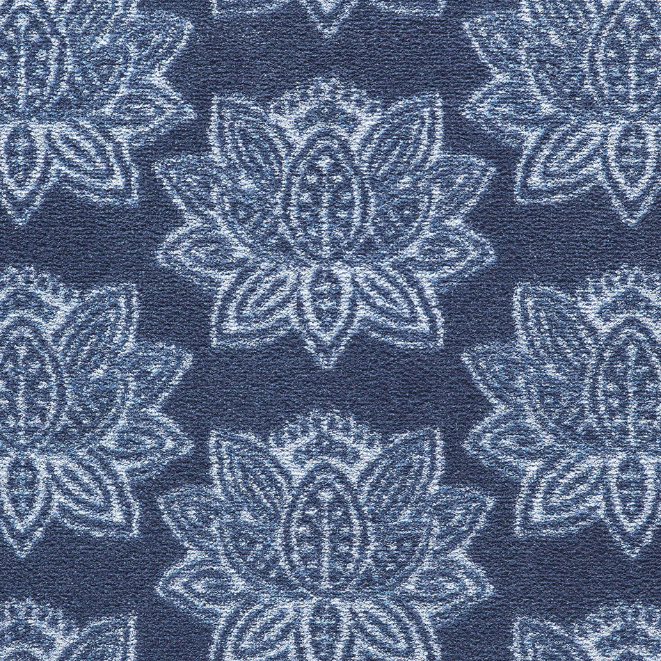 Close-up of Hug Rug geometric block print


