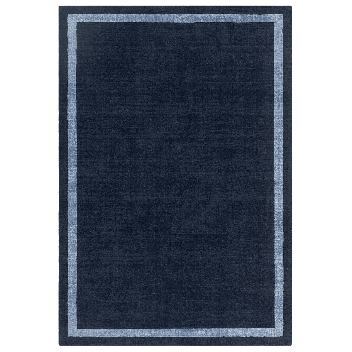 Albi Navy Rug in rich dark blue

