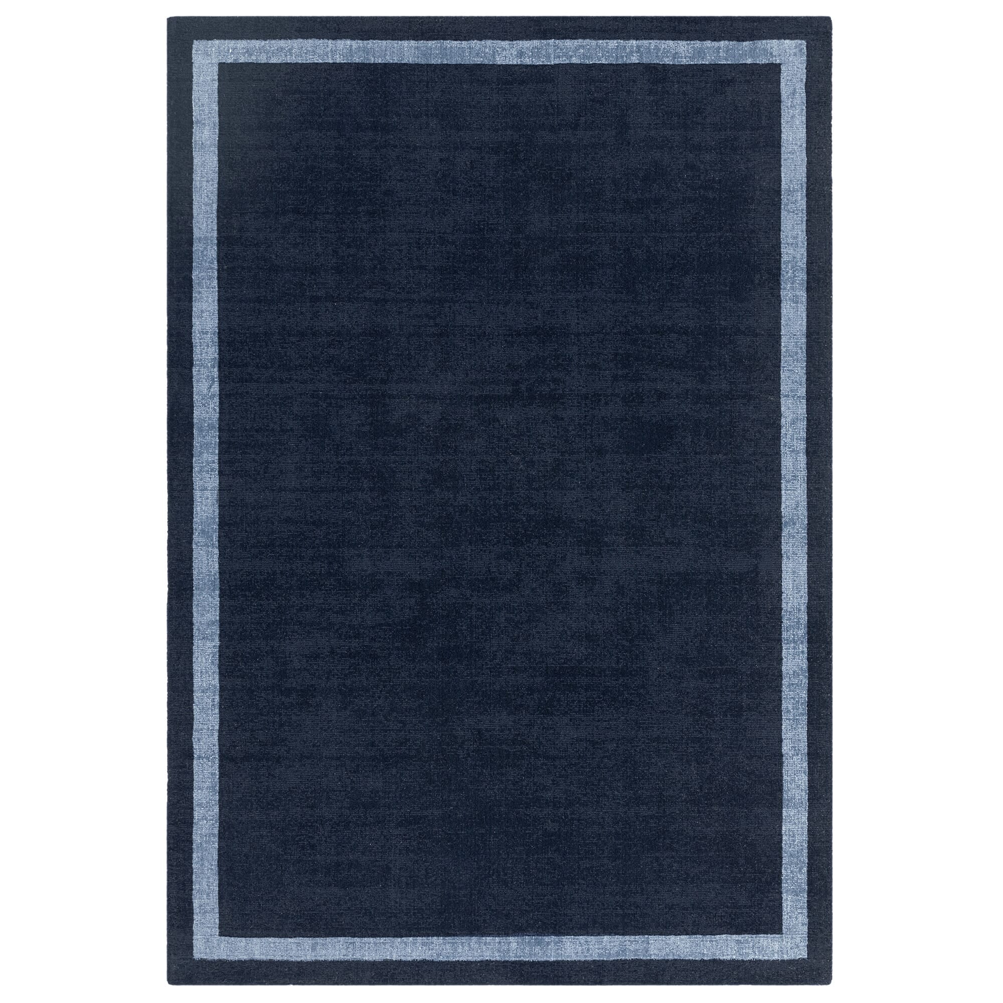 Albi Navy Rug in rich dark blue

