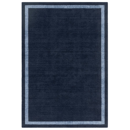 Albi Navy Rug in rich dark blue

