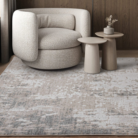 Anders AN01 Rug by Asiatic in minimalist living room

