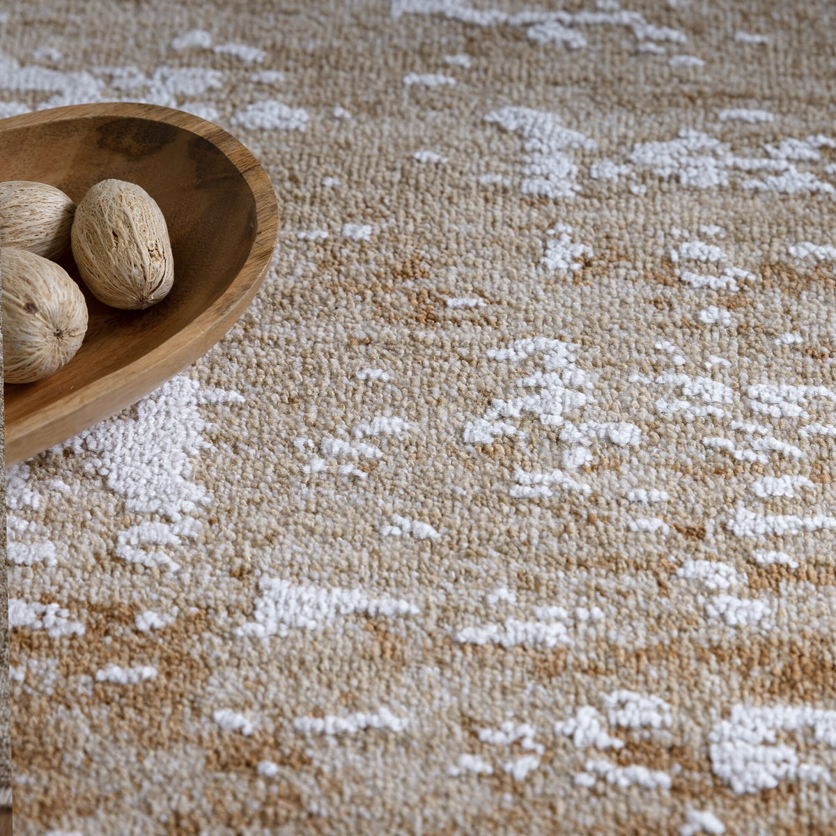 Close-up of the soft textured pile on AN03 rug

