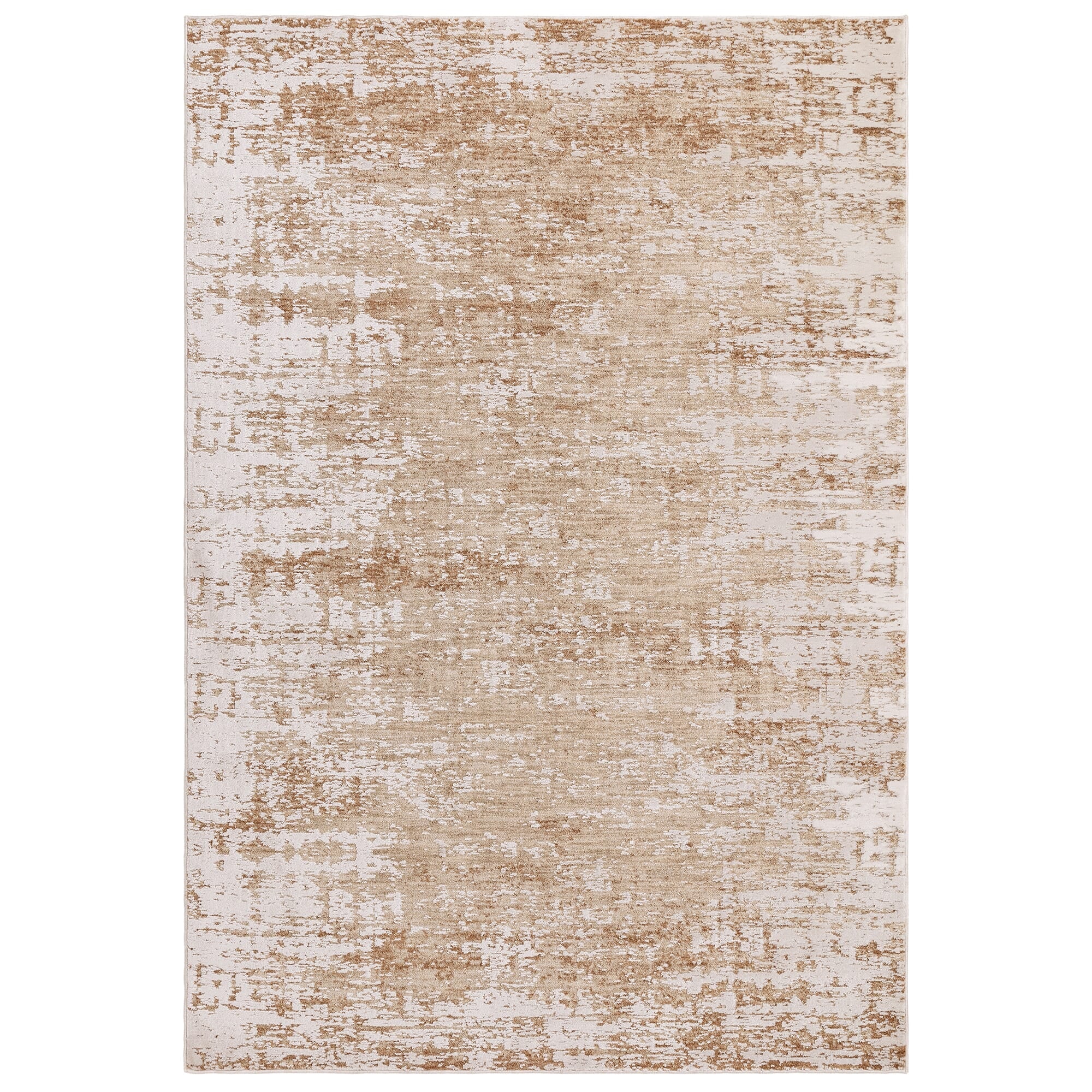 Taupe and beige geometric rug by Asiatic

