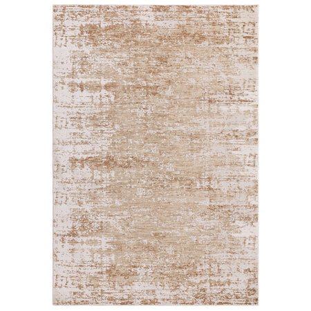 Taupe and beige geometric rug by Asiatic

