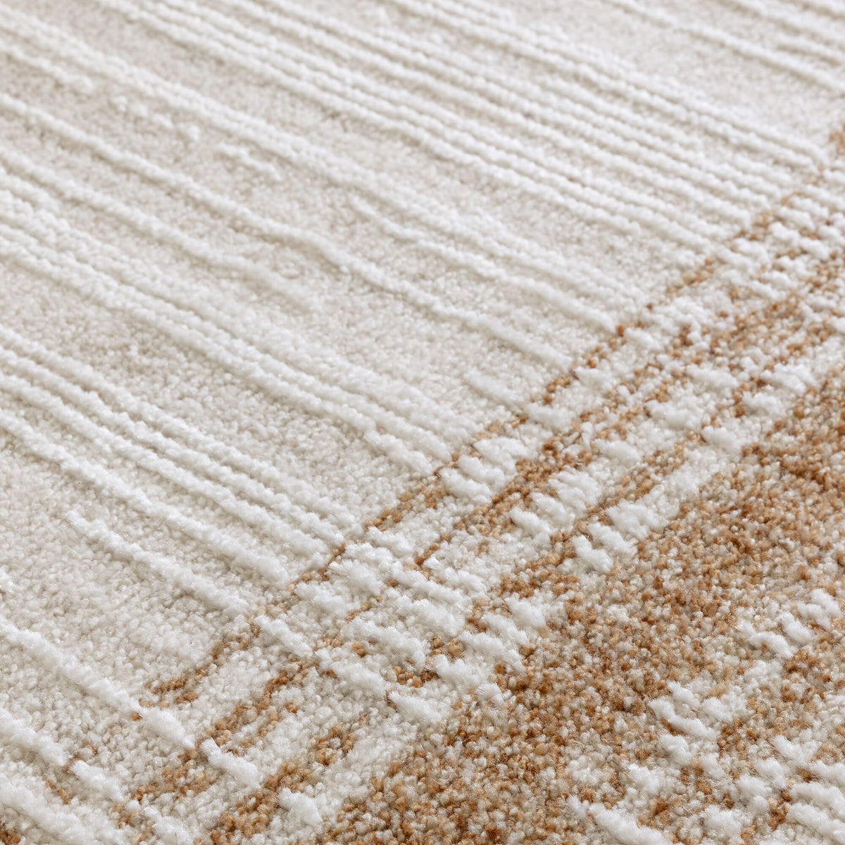 AN05 rug under soft, natural light interior setting


