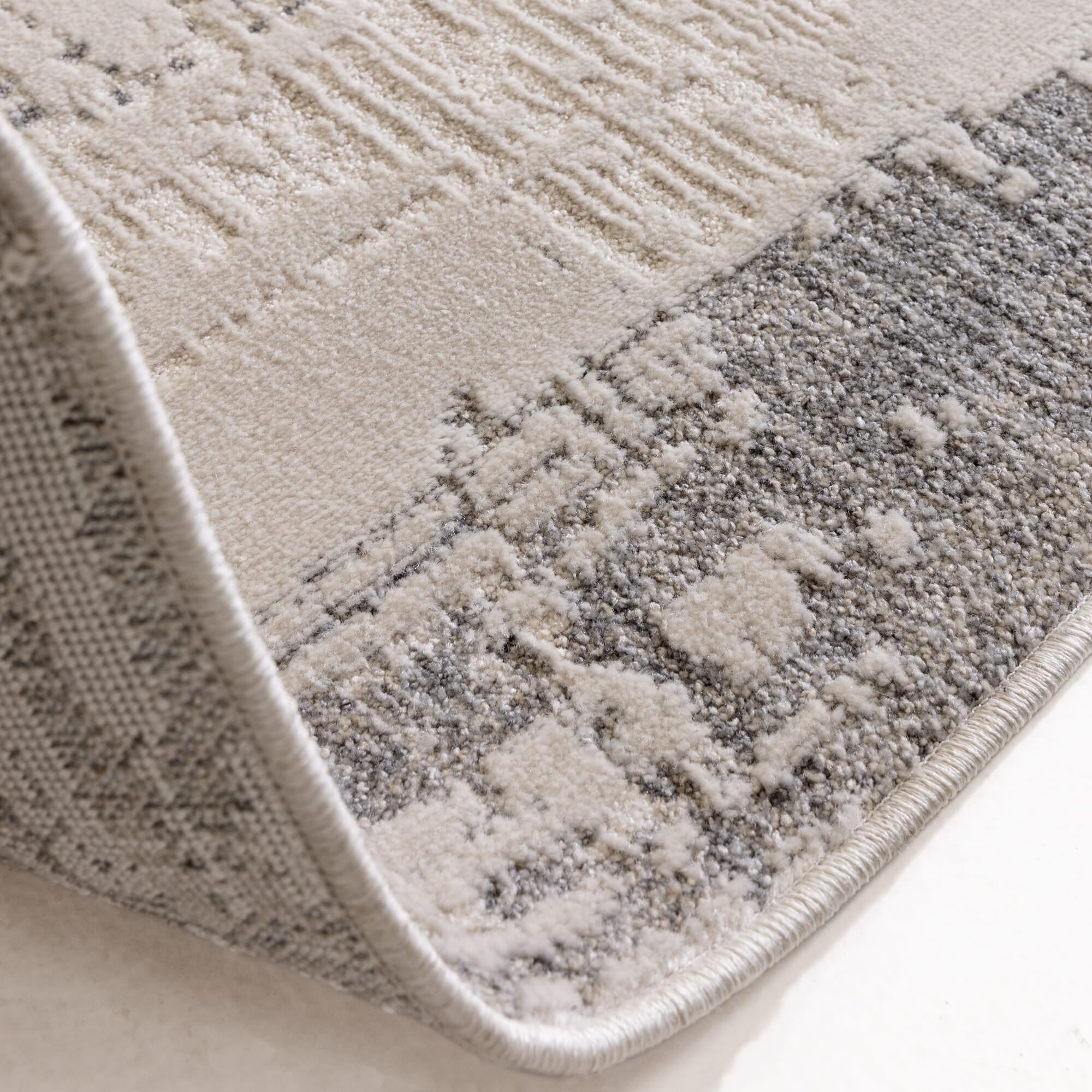 Machine woven rug made in Turkey


