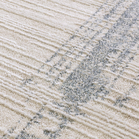 Durable rug placed in a transitional living space

