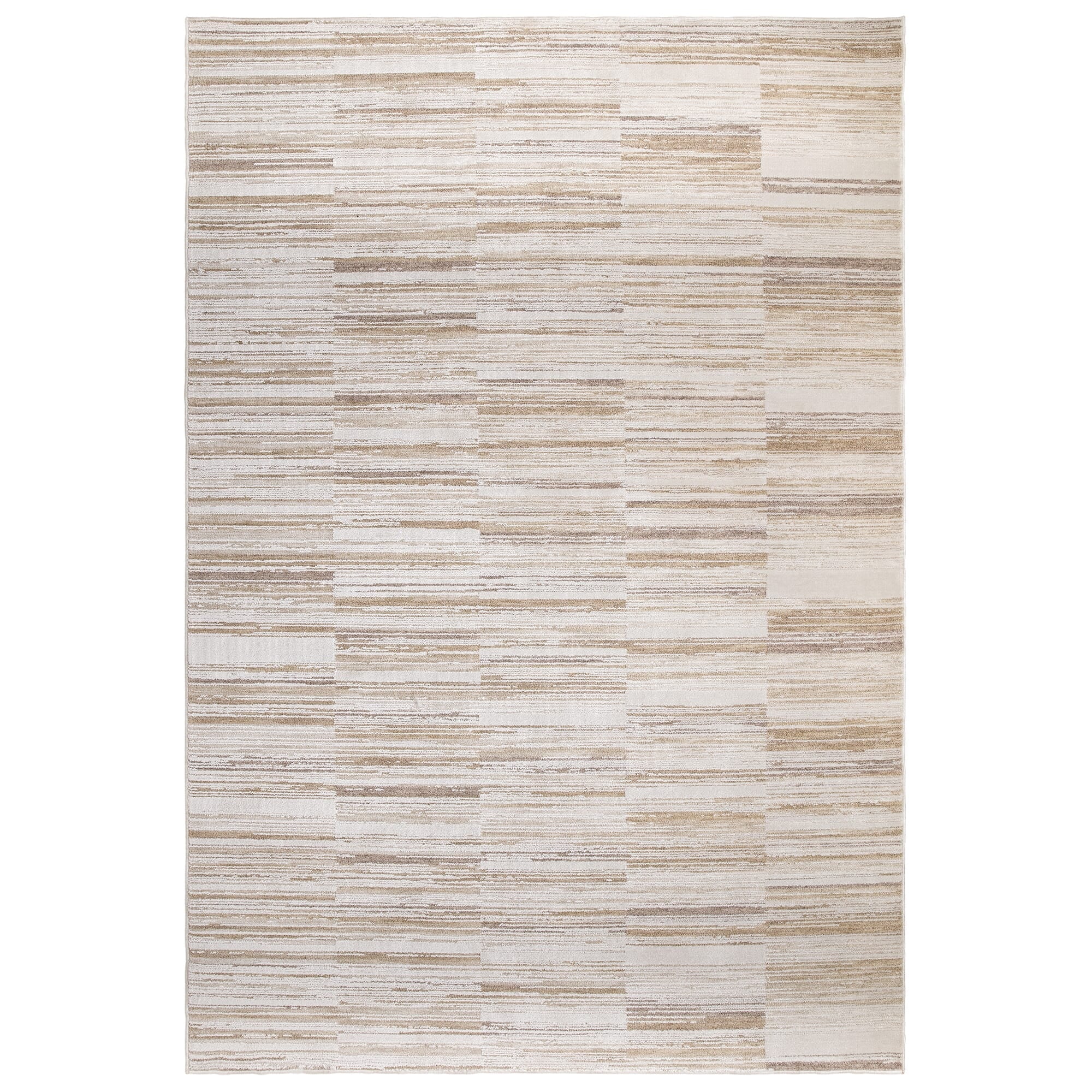 Abstract grey and ivory pattern rug

