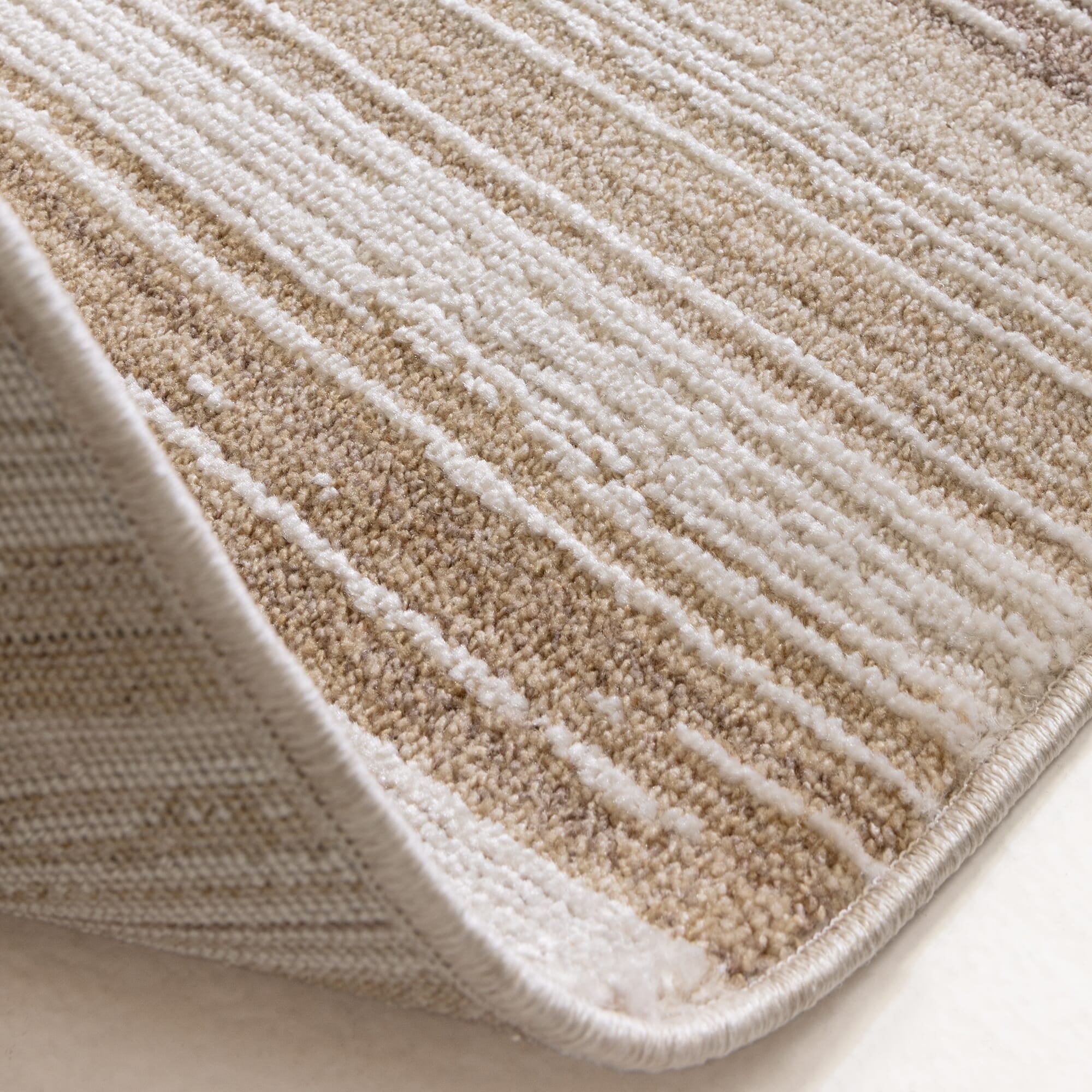 Rug shown with light contemporary furniture

