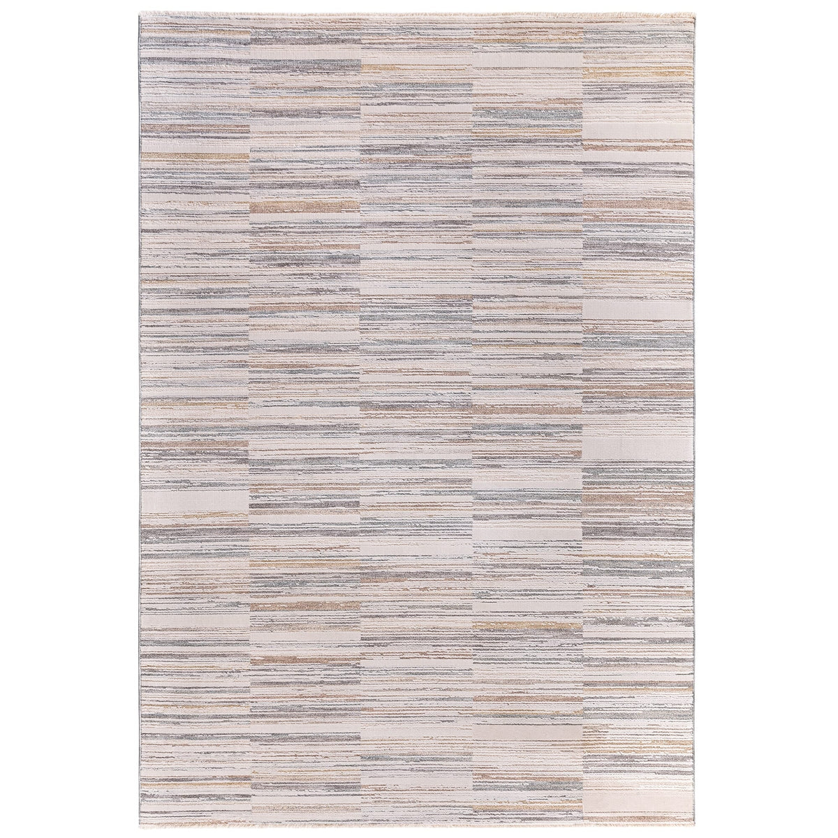 Monochrome modern rug in contemporary interior

