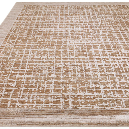 Machine woven Turkish rug in modern lounge

