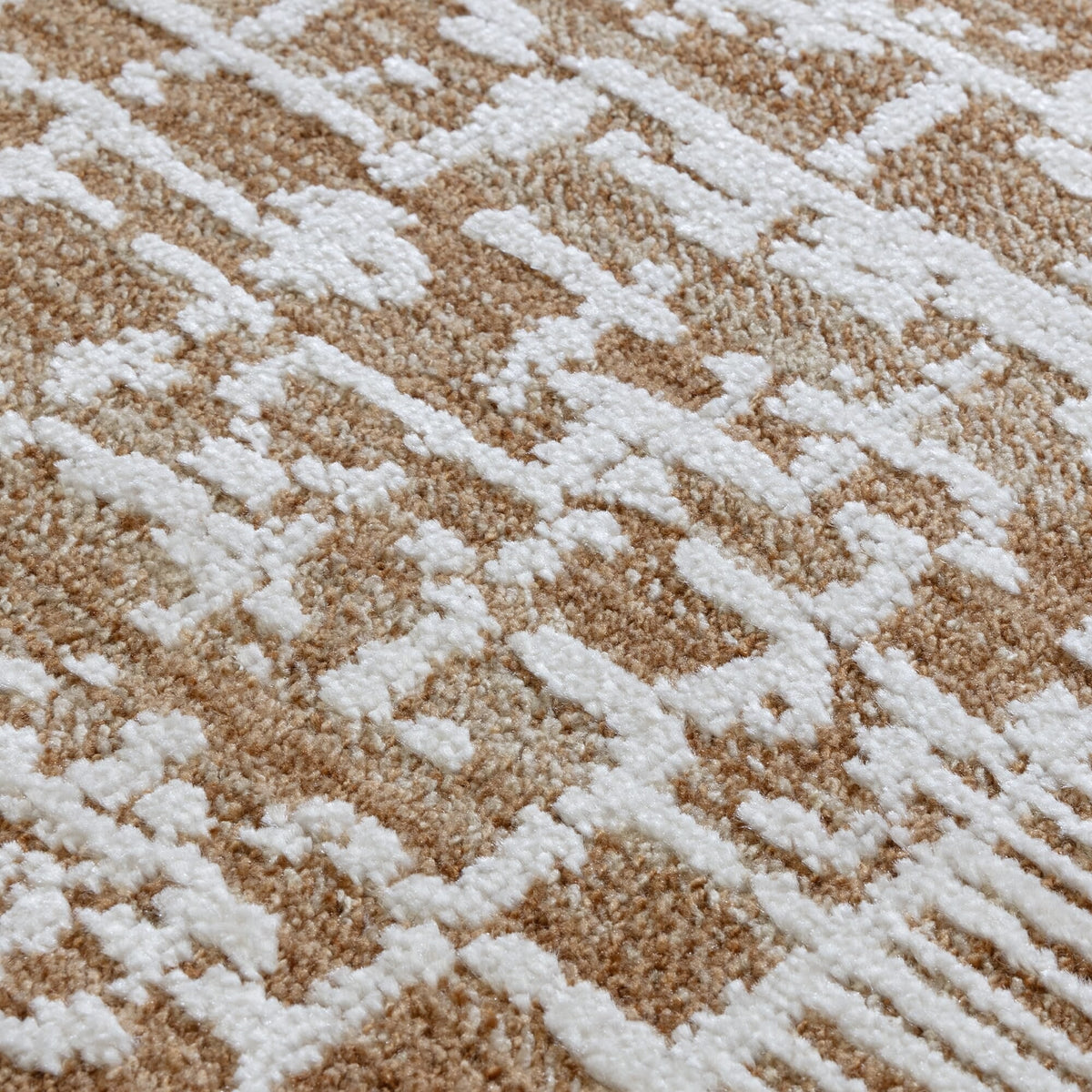 Light-toned rug for bedrooms and living spaces

