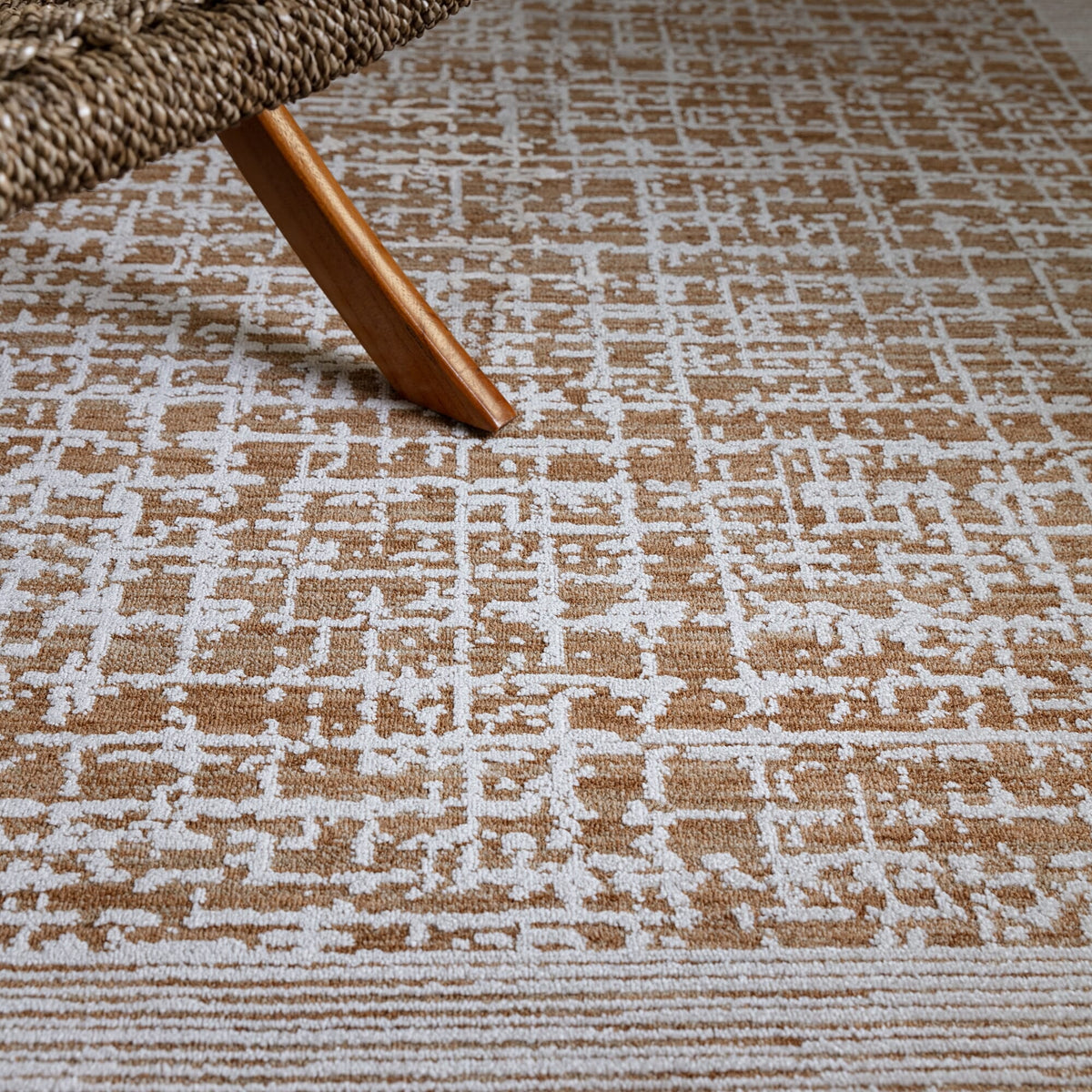 Close-up texture of 7mm woven pile


