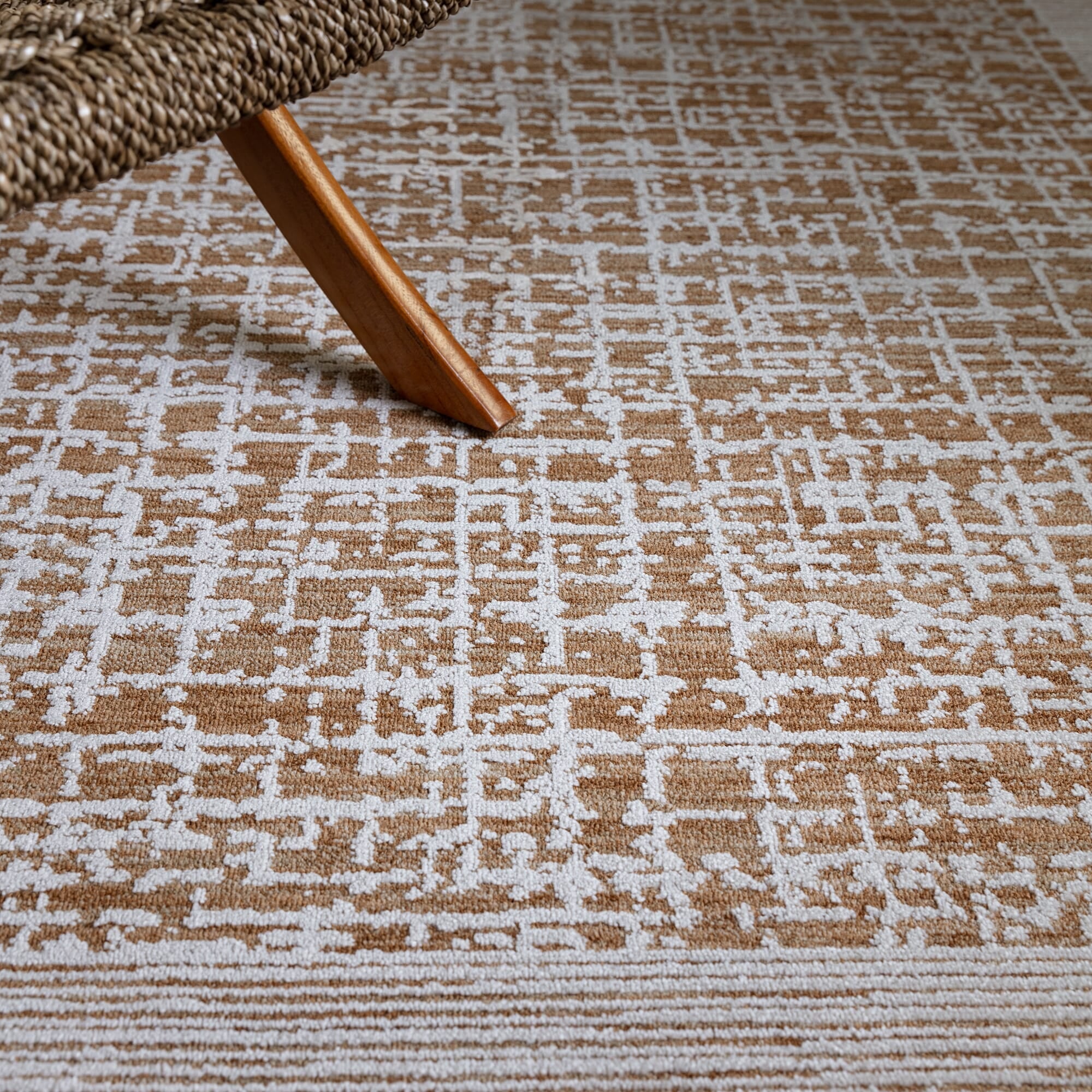 Close-up texture of 7mm woven pile

