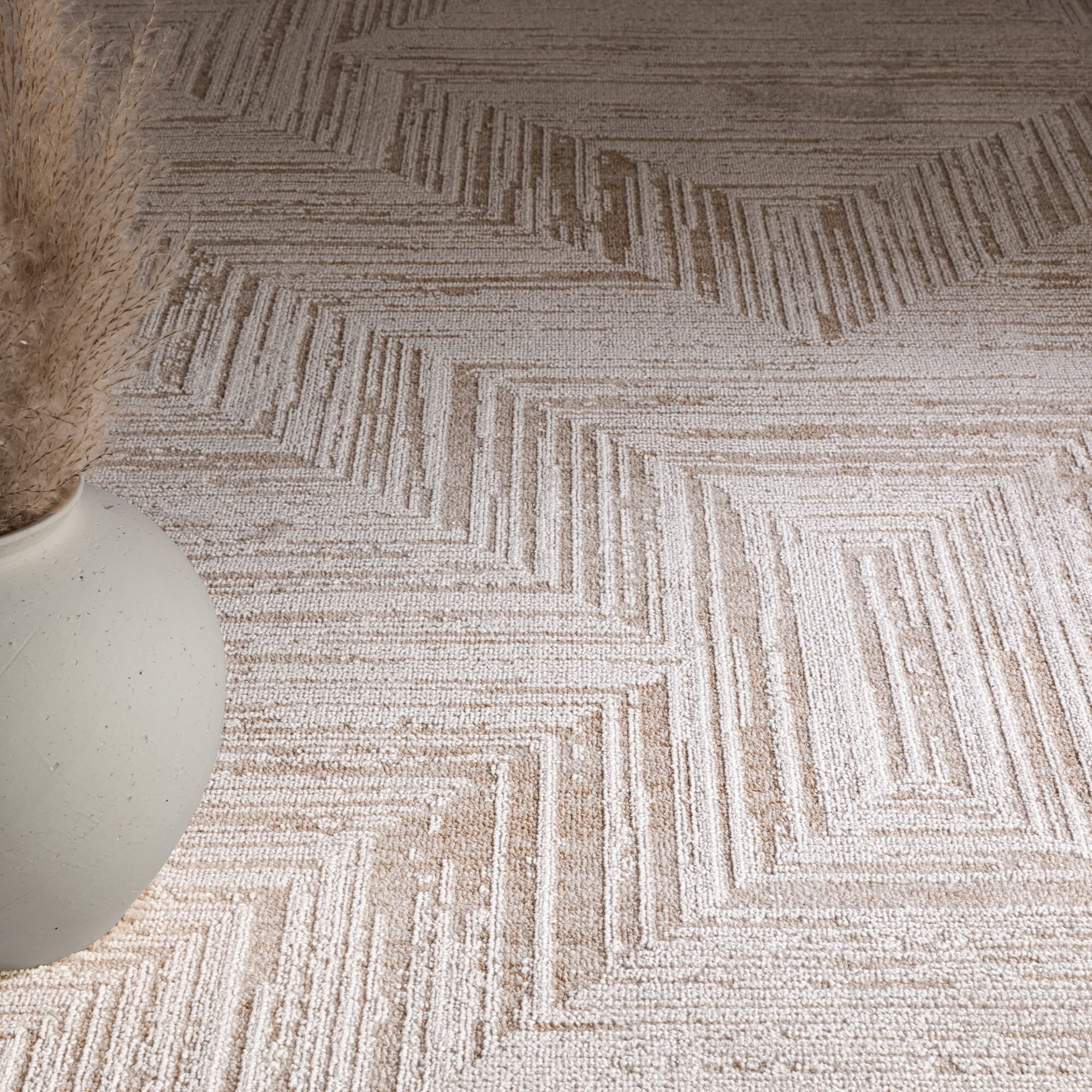 Close-up of 7mm pile texture and weave

