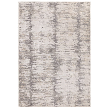 Neutral abstract rug in modern interior

