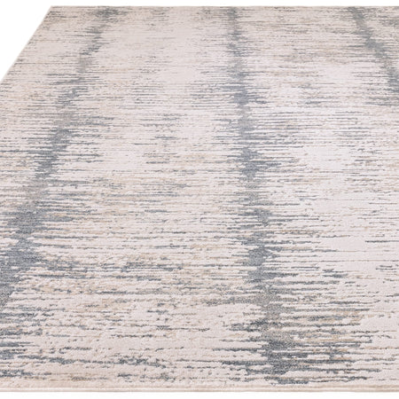 Woven Turkish rug in grey tones

