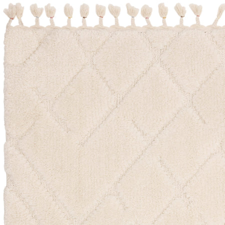 30mm polypropylene rug with fringe

