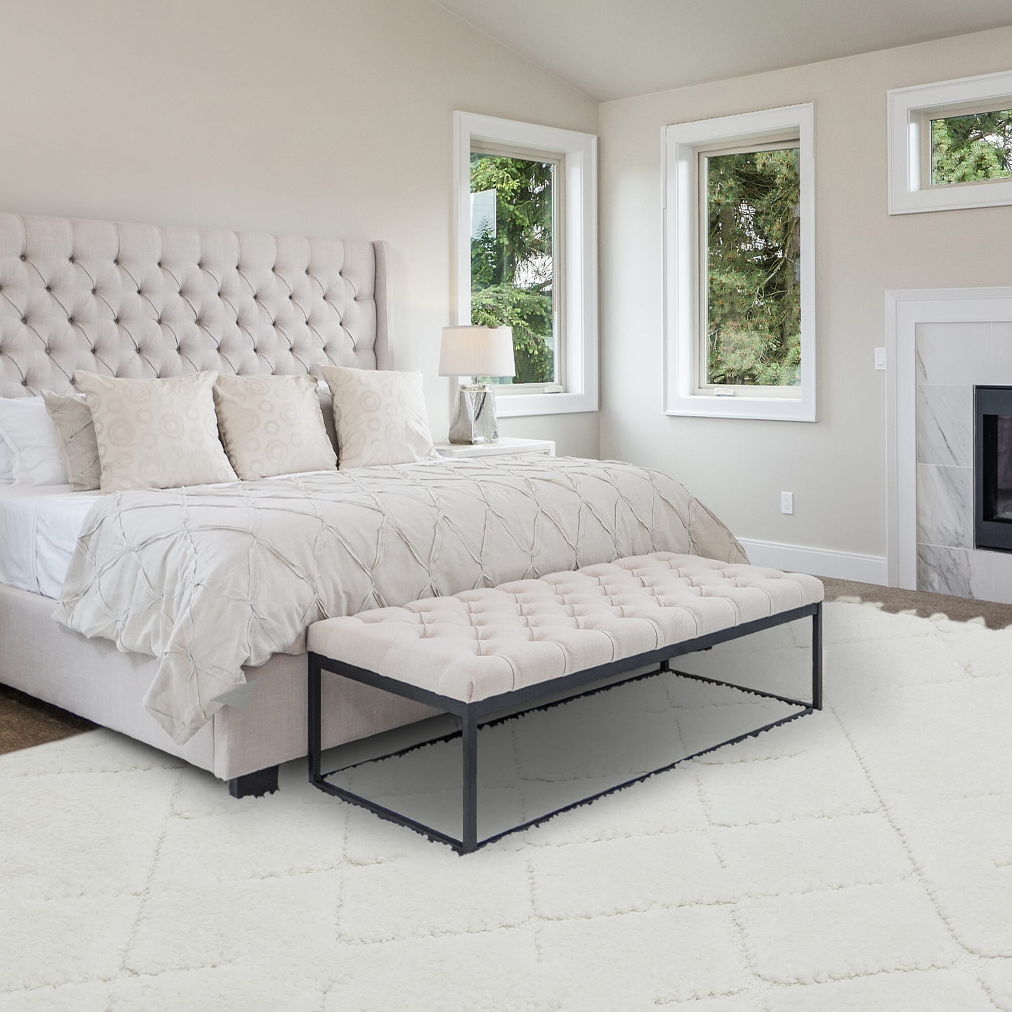 Ariana Vanilla rug by Asiatic

