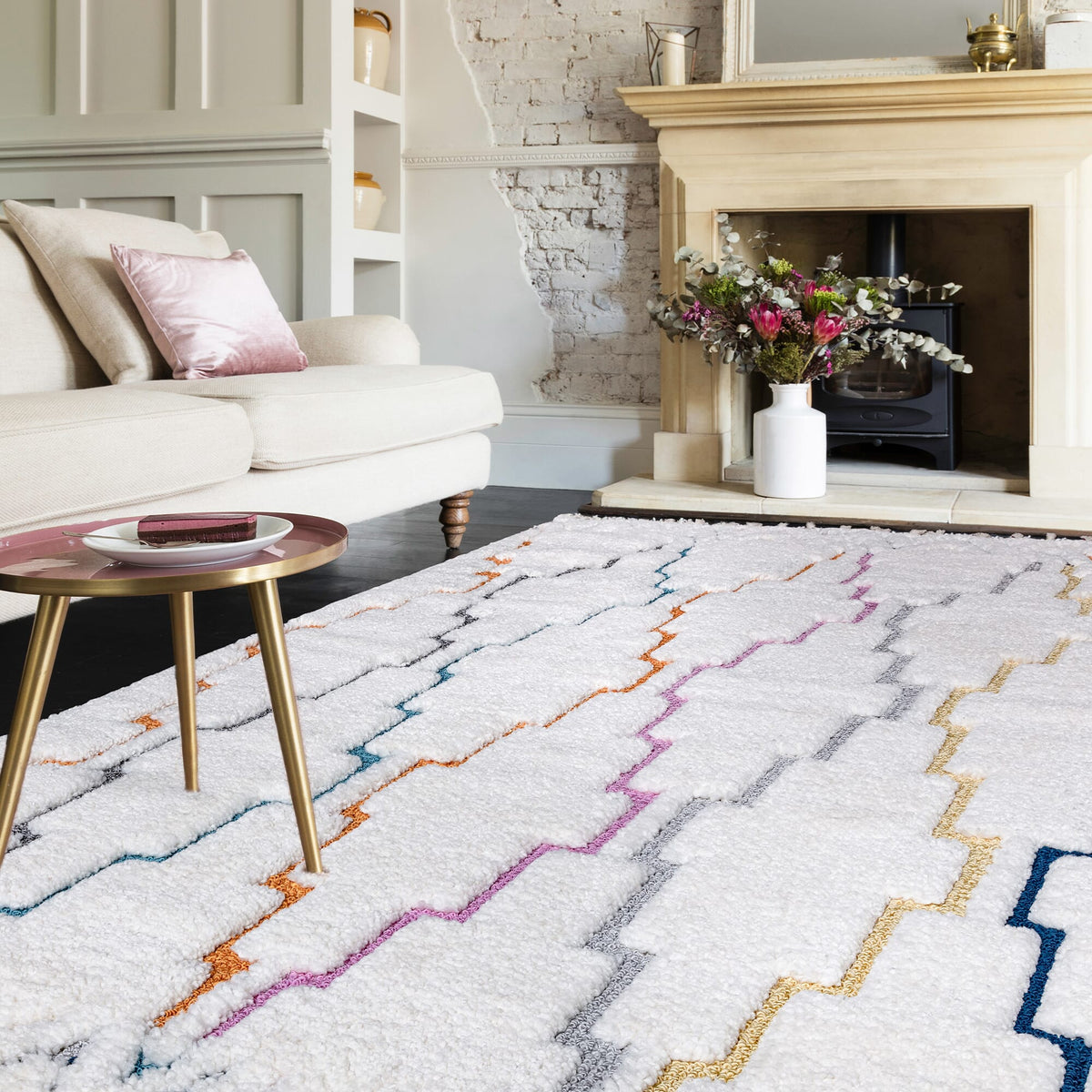 Ariana Trellis Moroccan rug by Asiatic

